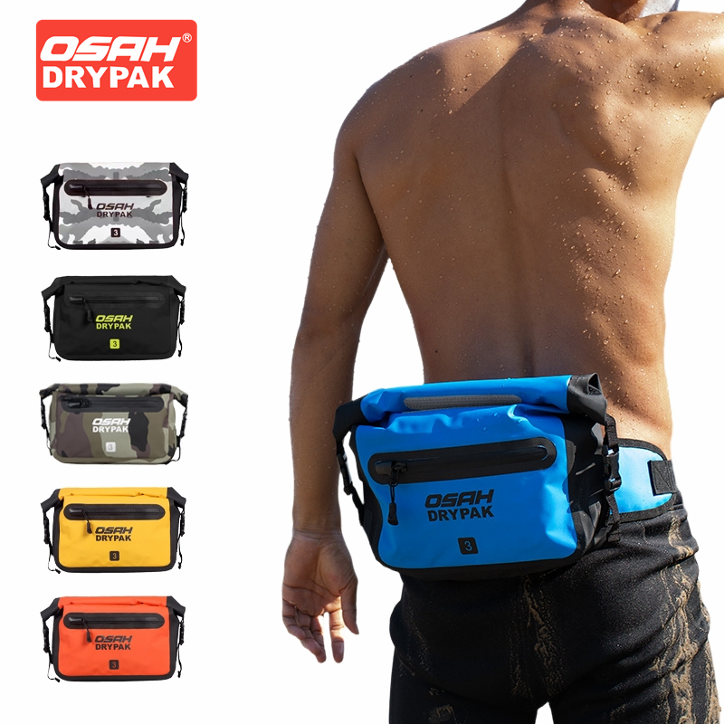 Motorcycle Gear Wardrobe - OSAH 3L Waist Bag Multifunctional Waterproof