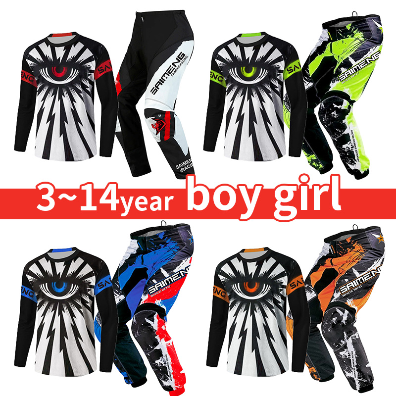 Motorcycle Gear Kids - child Off road motorcycle riding suit