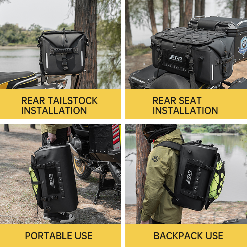 SFK New Black Motorcycle Bag 3 - đánh giá và giá Motorcycle Gear Travel Bag