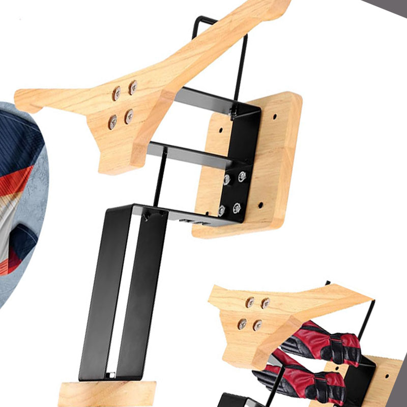 Wood Motorcycle Helmet Holder  - đánh giá và giá Motorcycle Gear Holder