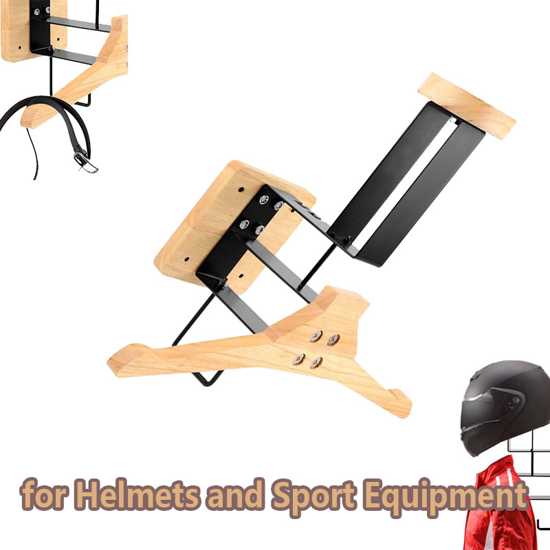 Wood Motorcycle Helmet Holder  - đánh giá và giá Motorcycle Gear Holder