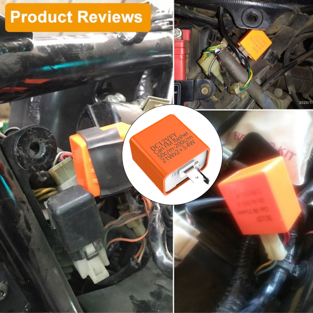 DV 12V LED Flasher Adjustable  - đánh giá và giá Motorcycle Gear Protection