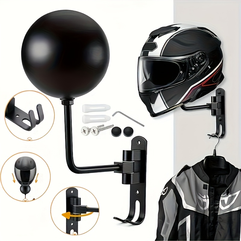 Motorcycle Helmet Holder Swive - đánh giá và giá Motorcycle Gear Holder