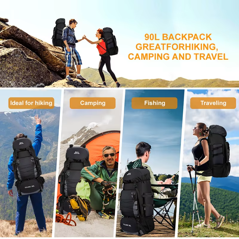 90L Waterproof Hiking Backpack - đánh giá và giá Motorcycle Gear Wardrobe