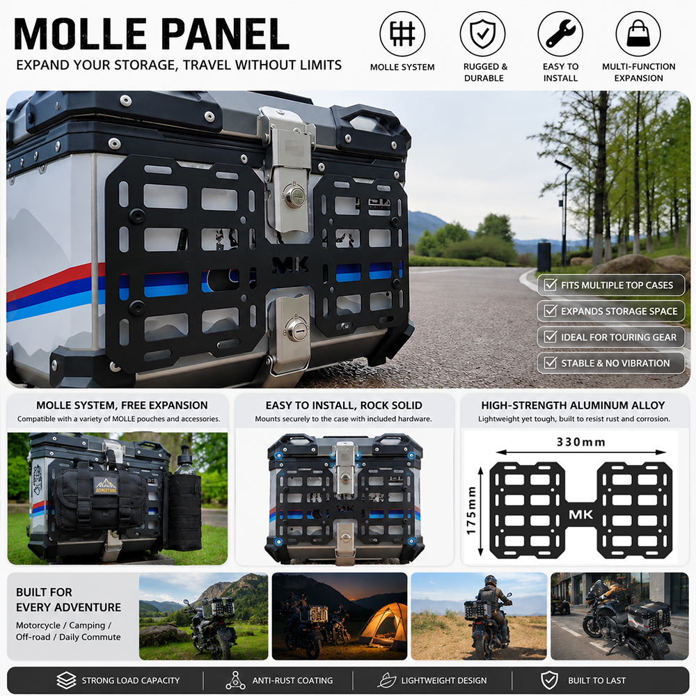 Motorcycle MOLLE Panel Front M - đánh giá và giá Motorcycle Gear Wardrobe