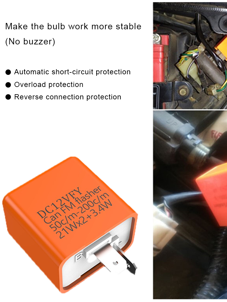 DV 12V LED Flasher Adjustable  - đánh giá và giá Motorcycle Gear Protection