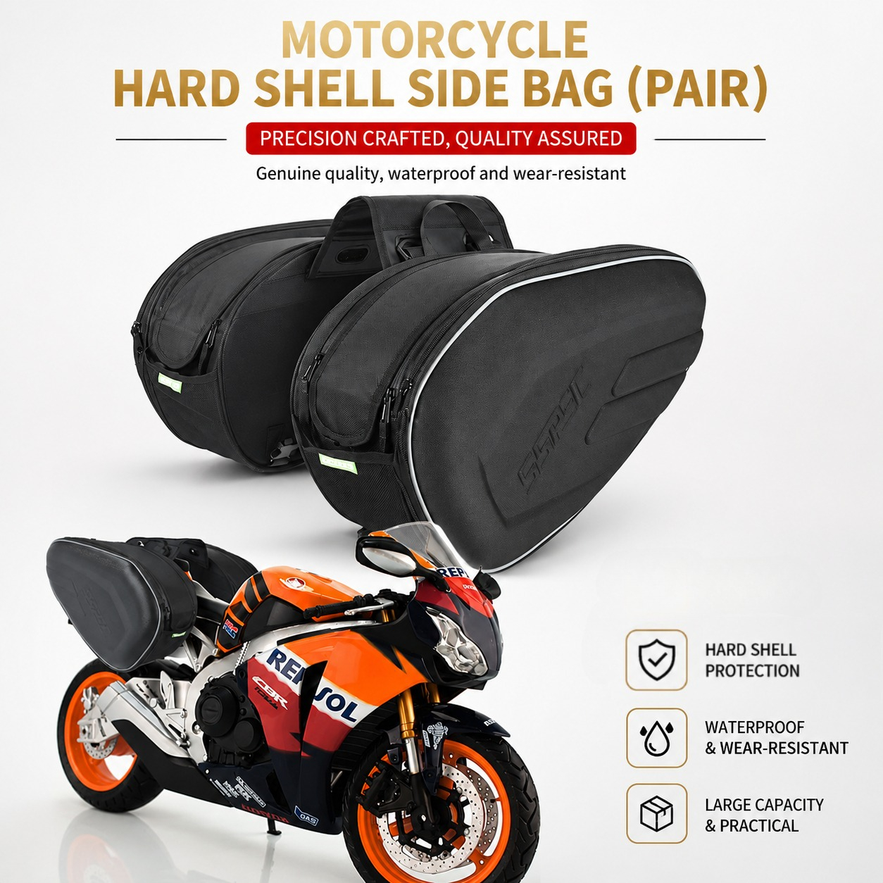 Motorcycle Saddlebags Large Ca - đánh giá và giá Motorcycle Gear Travel Bag