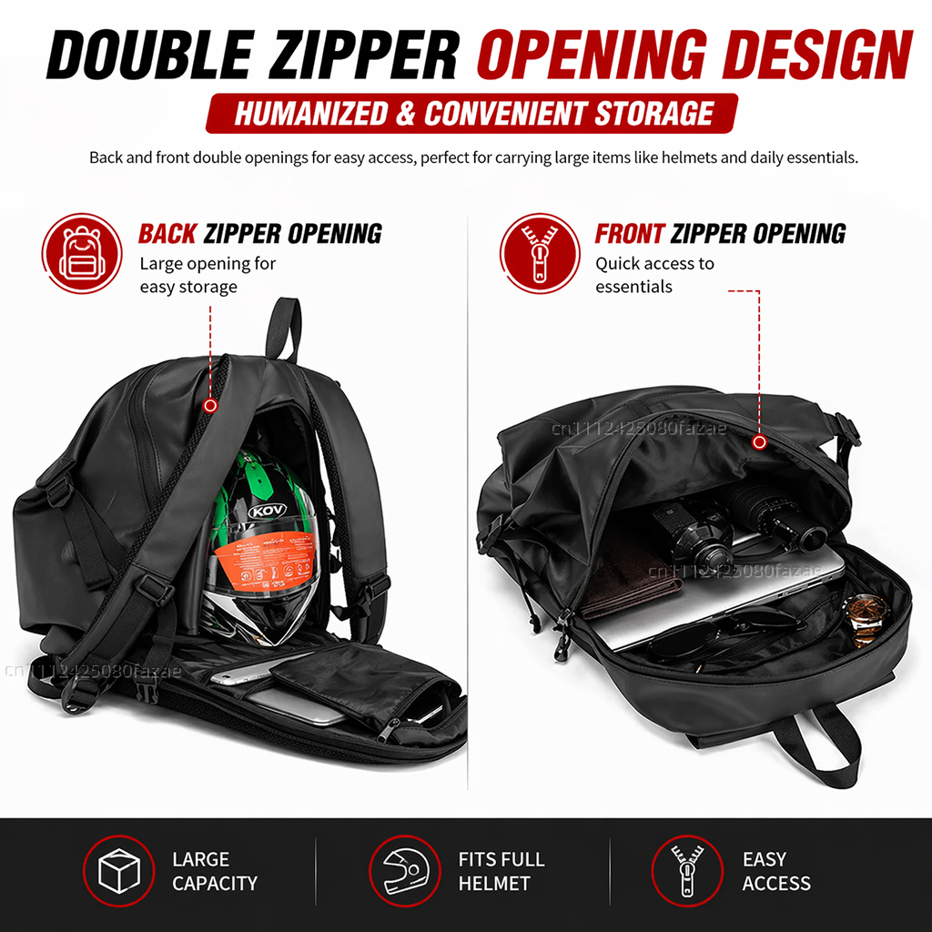 Knight Backpack Motorcycle Hel - đánh giá và giá Motorcycle Gear Travel Bag
