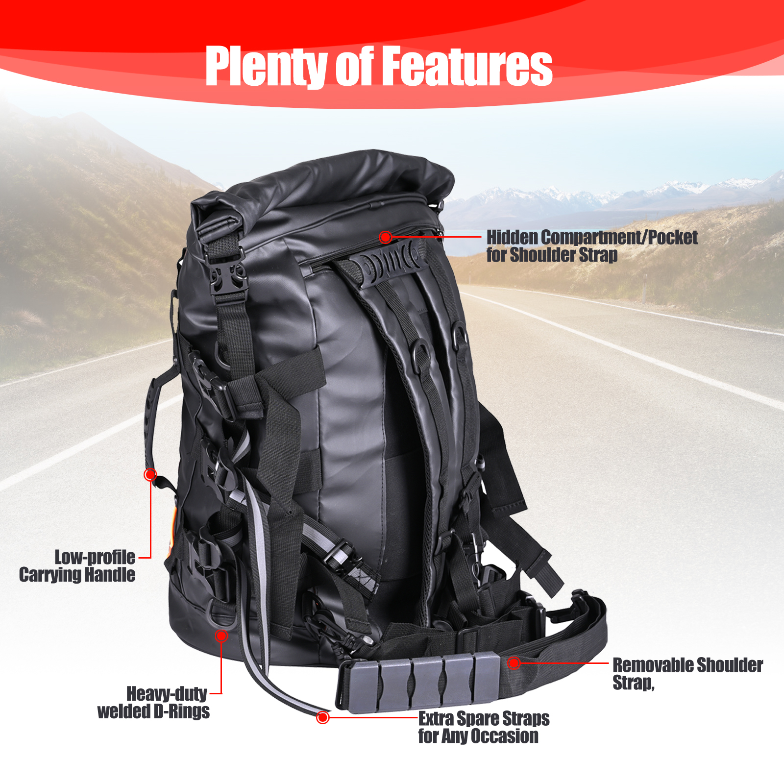 Expandable Motorcycle Tail Bag - đánh giá và giá Motorcycle Gear Travel Bag