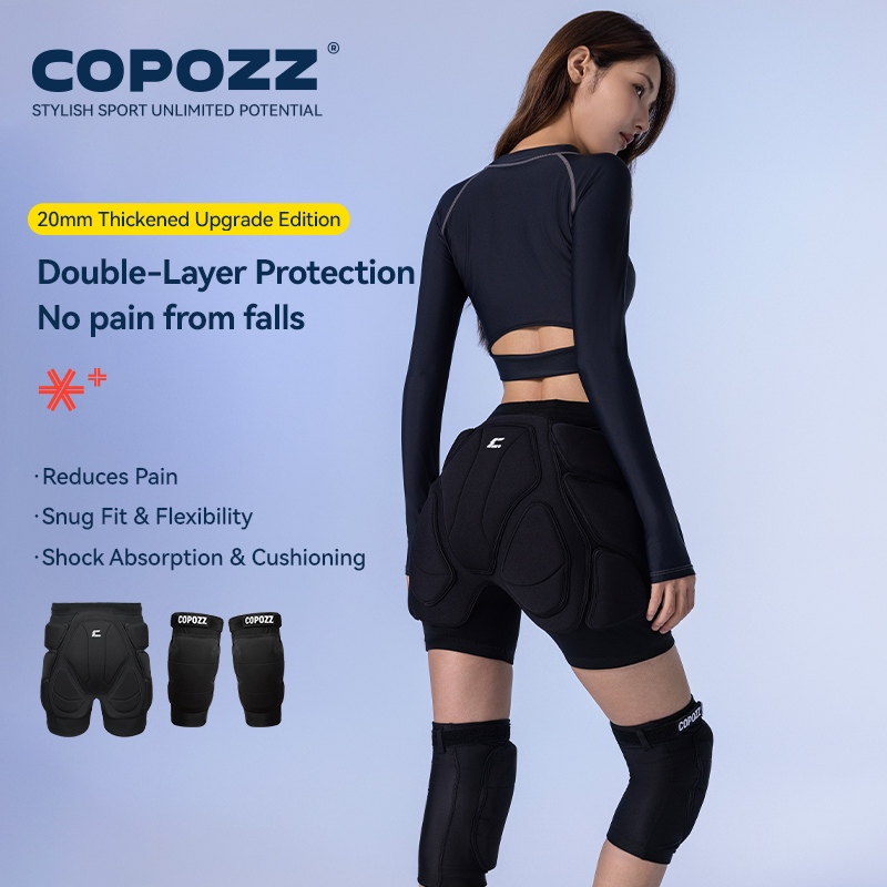 COPOZZ Upgraded Ski Knee Pads  - đánh giá và giá Motorcycle Gear Protection