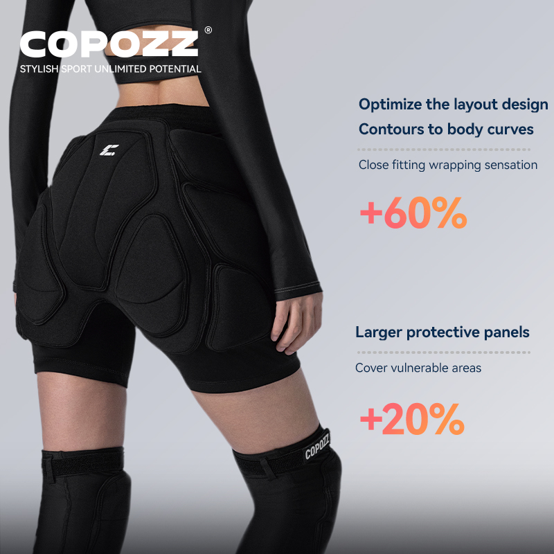 COPOZZ Upgraded Ski Knee Pads  - đánh giá và giá Motorcycle Gear Protection
