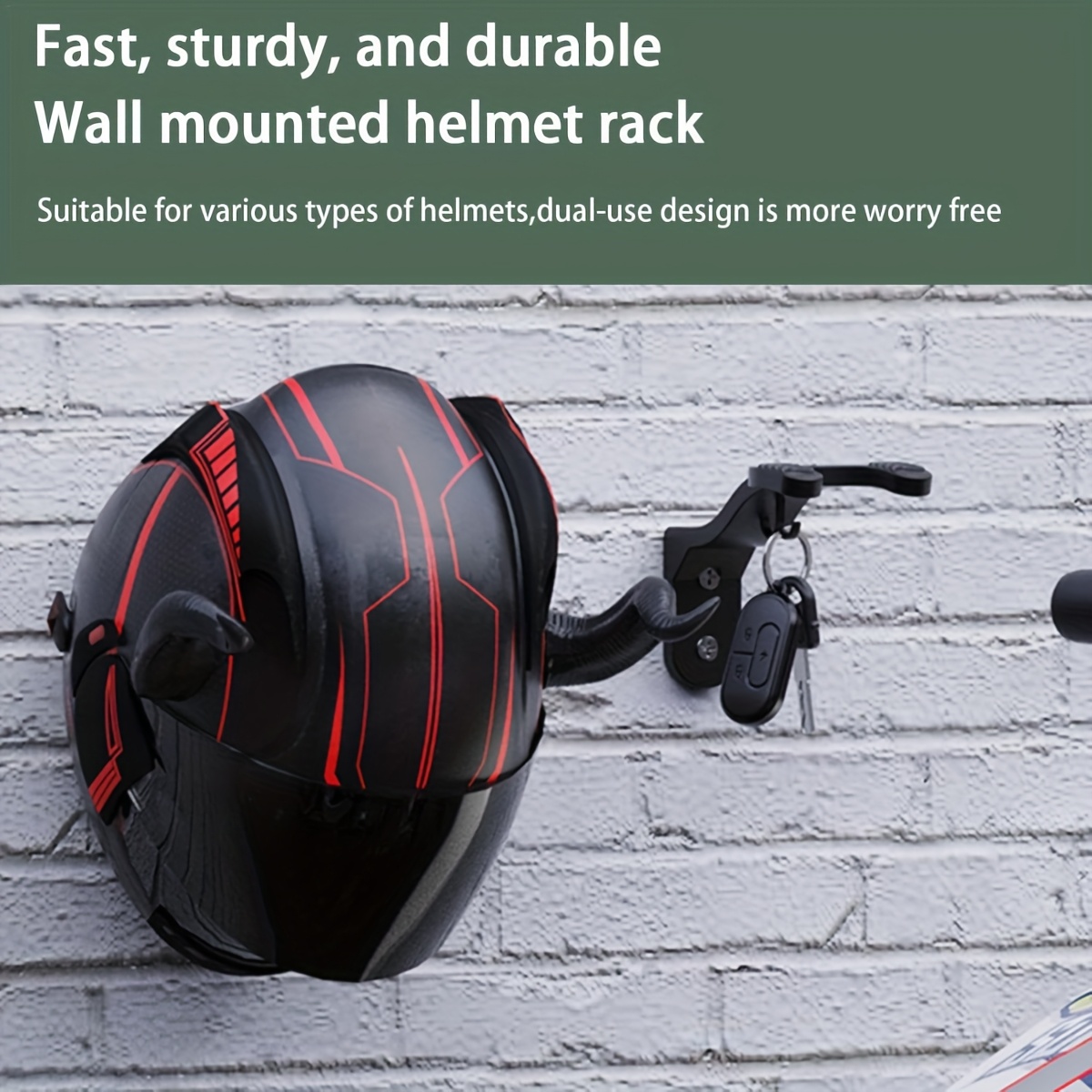 Universal Wall Mounted Motorcy - đánh giá và giá Motorcycle Gear Holder