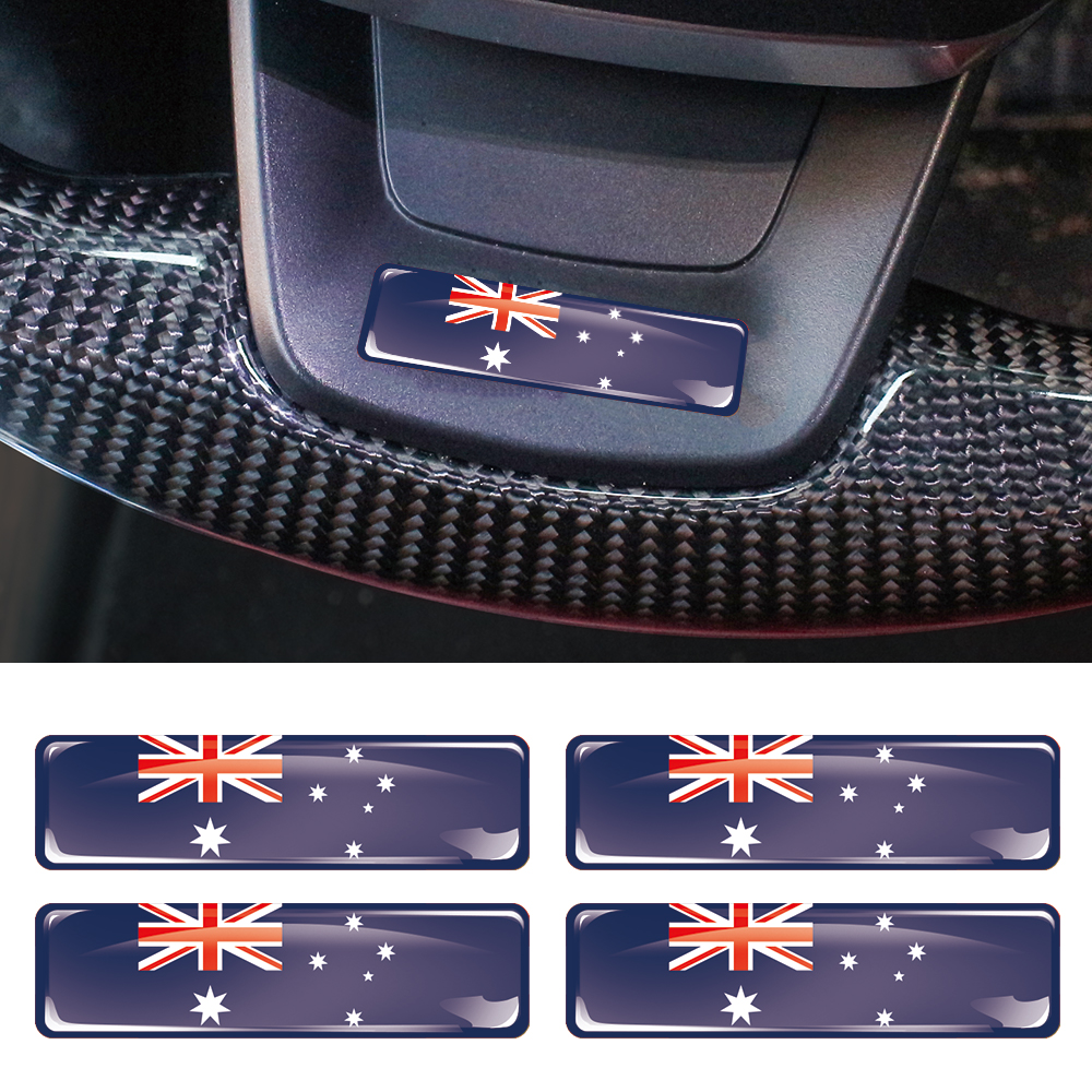 Australia Flag 3D Epoxy Resin  - đánh giá và giá Motorcycle Gear In Australia