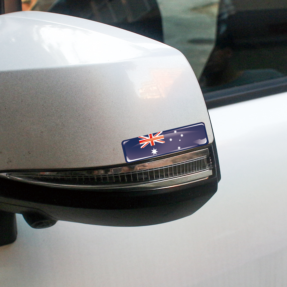 Australia Flag 3D Epoxy Resin  - đánh giá và giá Motorcycle Gear In Australia